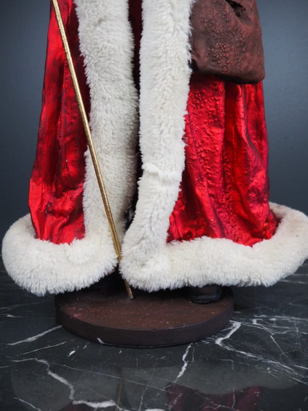 Santa in winter coat red fur - Image 6