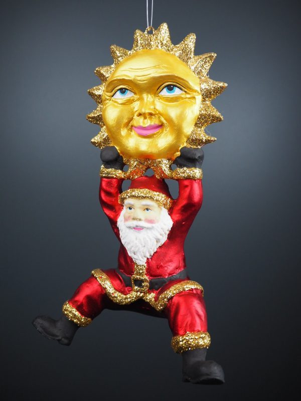 Santa w/sun red/gold - Image 2
