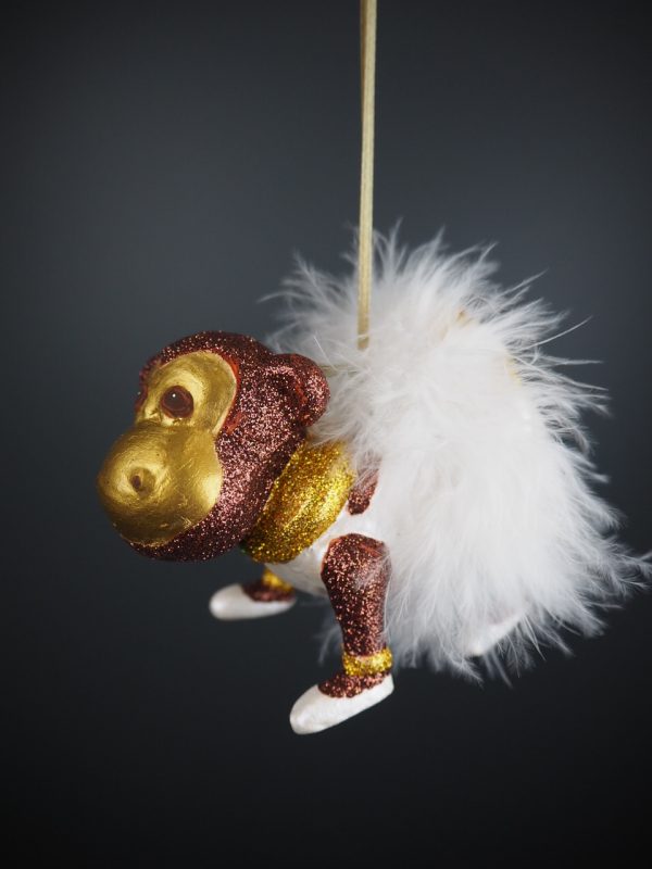 Ballerina monkey white dress - Image 2