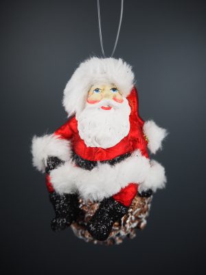 Santa red on chokladboll white