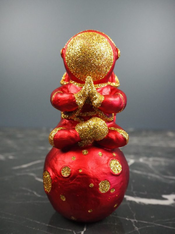 Meditate astro planet red & gold
