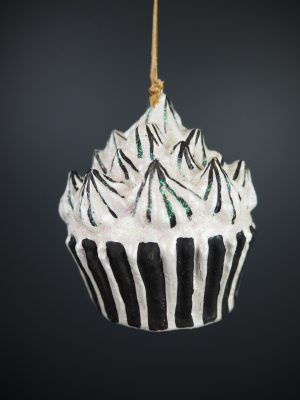 Cupcake blk/white/glits/latex