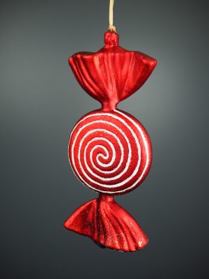 Medium Candy red/white