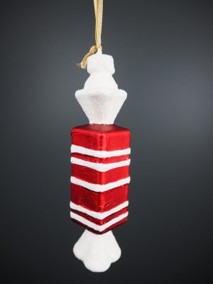 Candy orn red/white