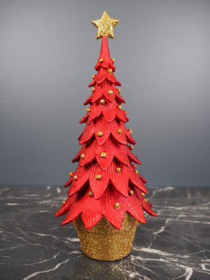 Spiky Christmas tree big red