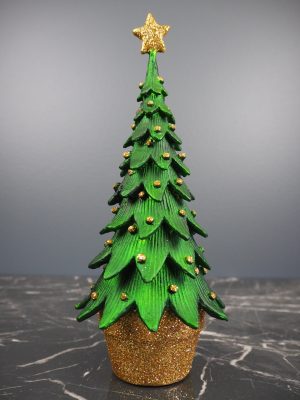 Spiky Christmas tree small green