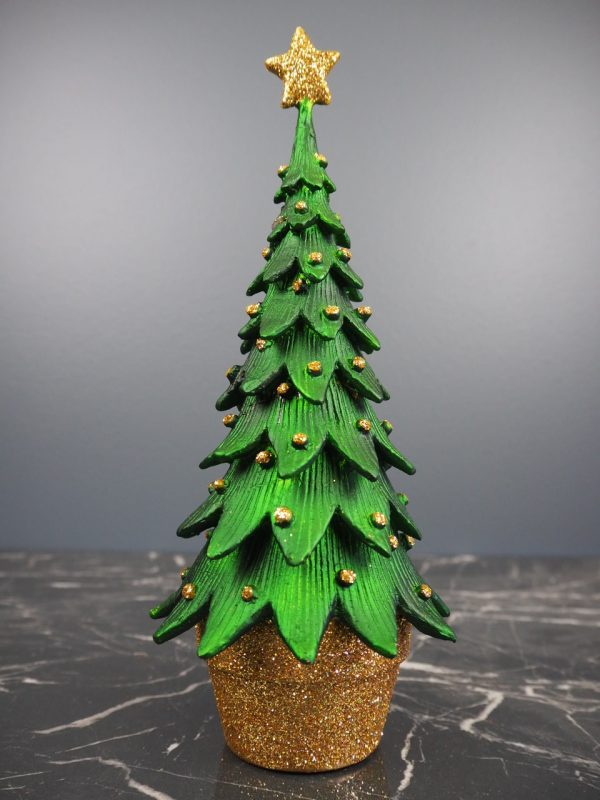 Spiky Christmas tree small green