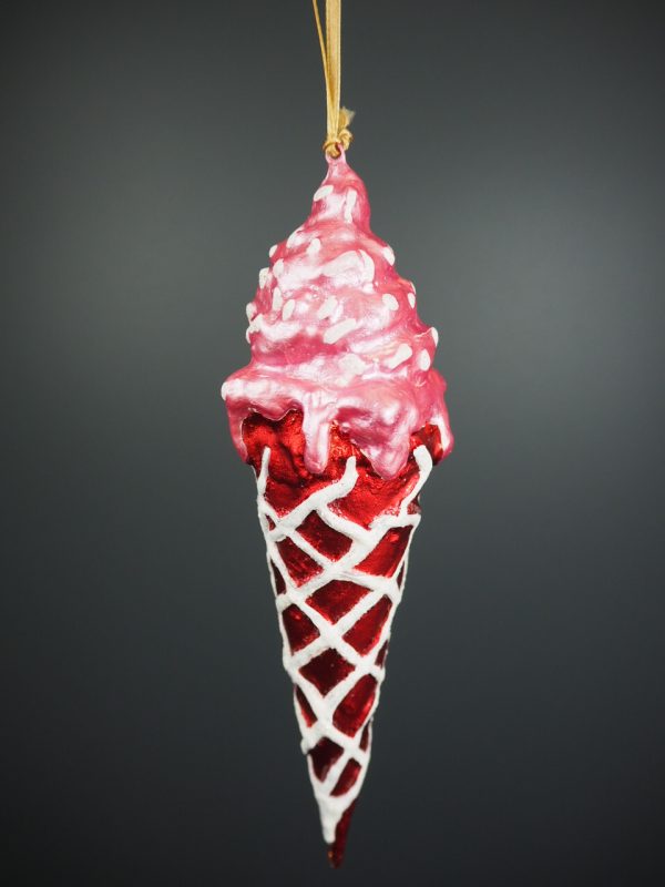 Ice cream pink/glits red