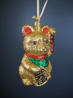 Maneki Neko in gold
