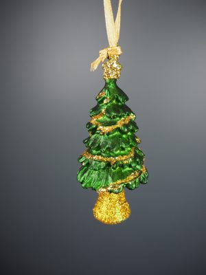 Slim tiny tree green