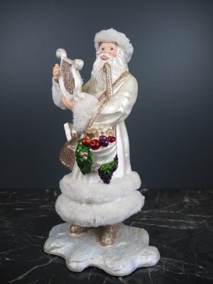 Santa harp pearlwhite glits/fur