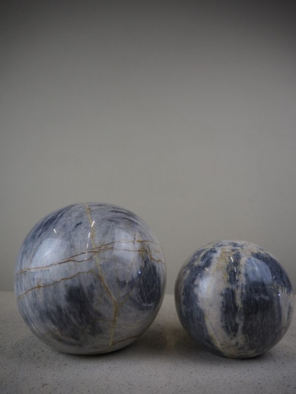 Marble sphere bookends - Image 2