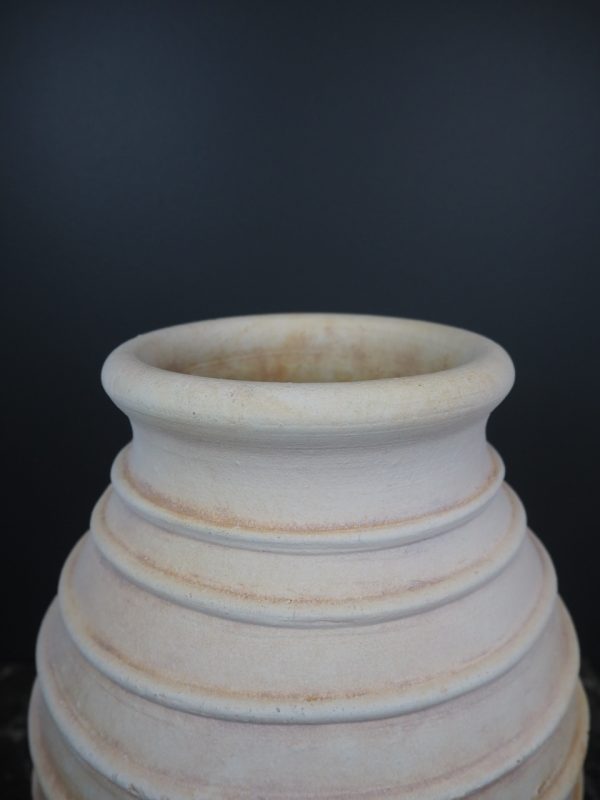 Terracotta ribbed pure white - Image 2