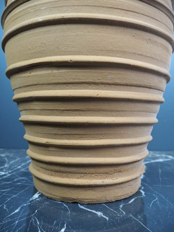 Terracotta ribbed w design raw - Image 5