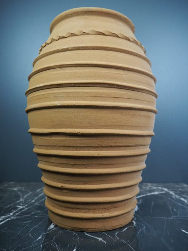 Terracotta ribbed w design raw - Image 6
