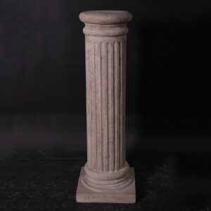 Fluted Pedestal Round Top Smal
