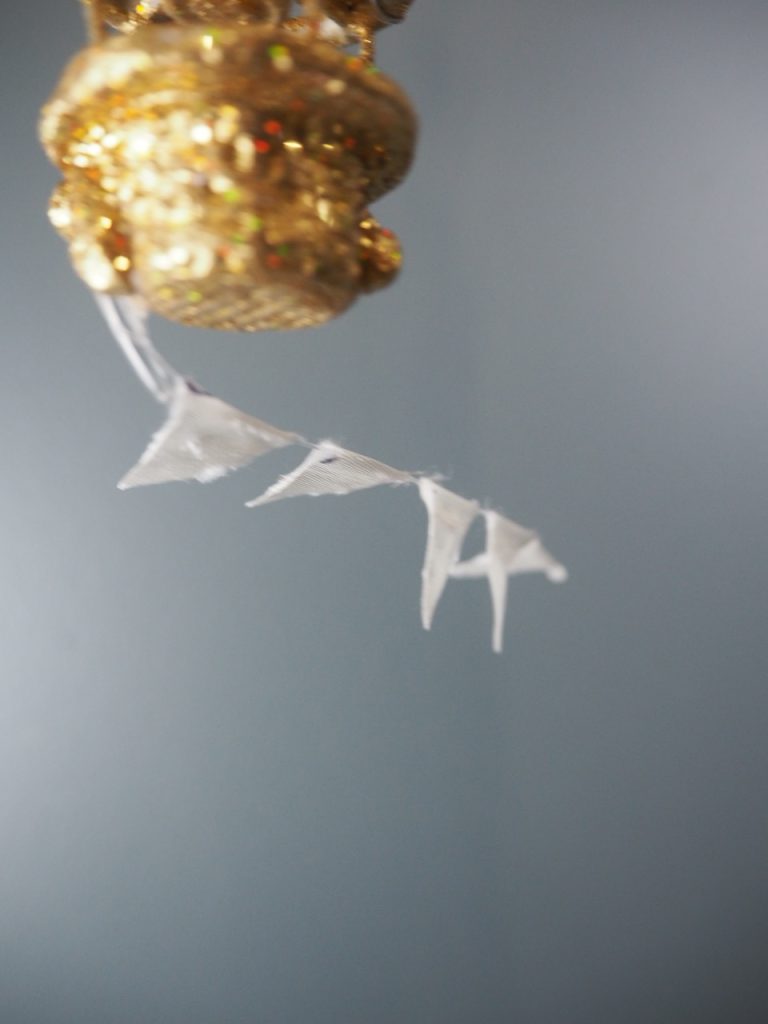 Hippo ballo in met./champ/wh.glits str orn - Image 11