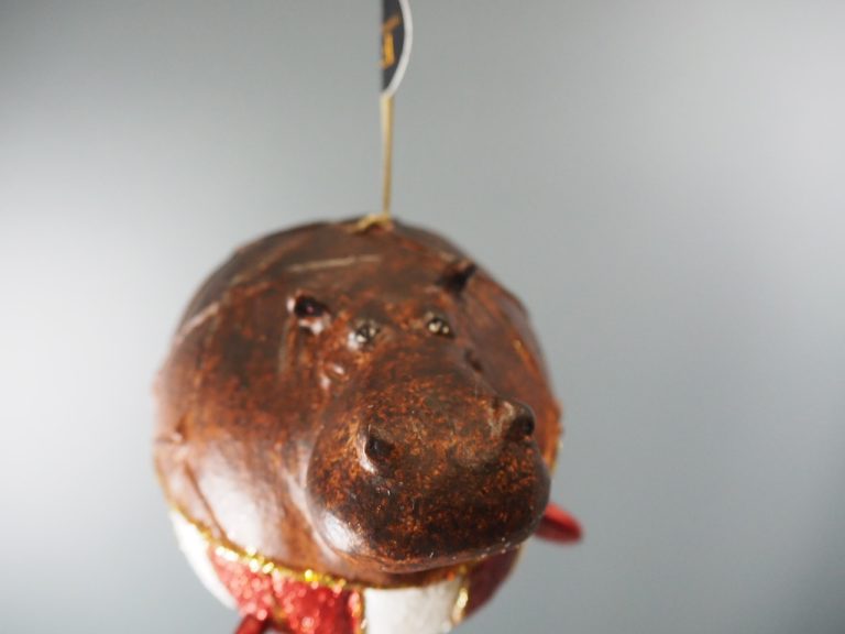 Hippo balloon latex /red white & glit orn - Image 15