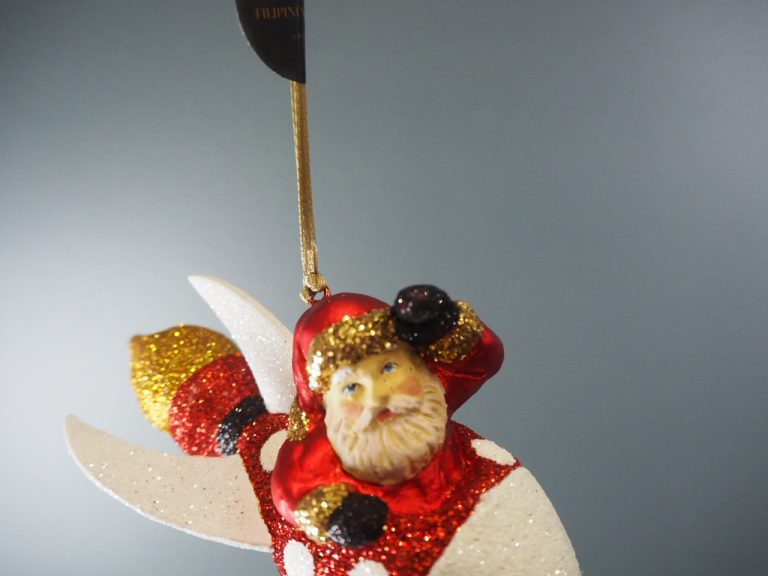 Santa  rocket red/white/gold glits - Image 12