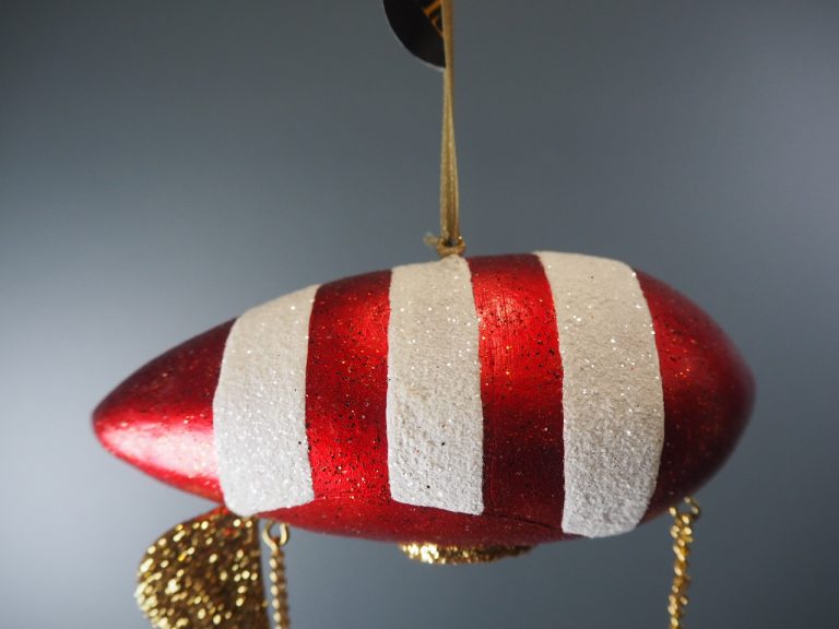 Santa in ballo rocket s.red w/w.glits orn - Image 14