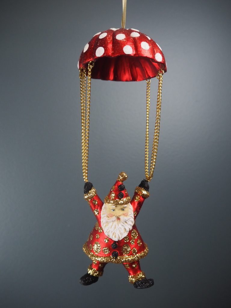 Santa parachute red polka - Image 4