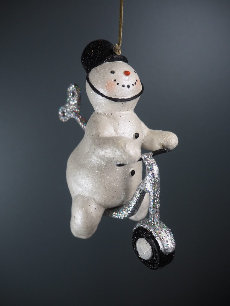 Police snowman whi glits wh scooter orn - Image 5