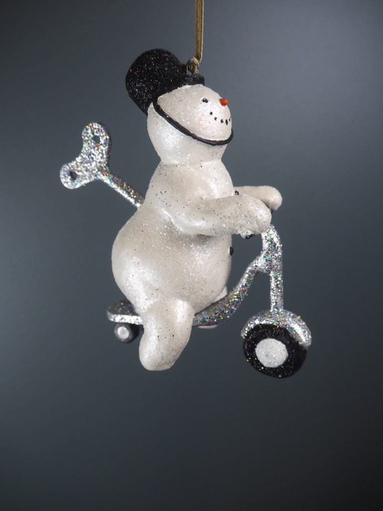 Police snowman whi glits wh scooter orn - Image 7