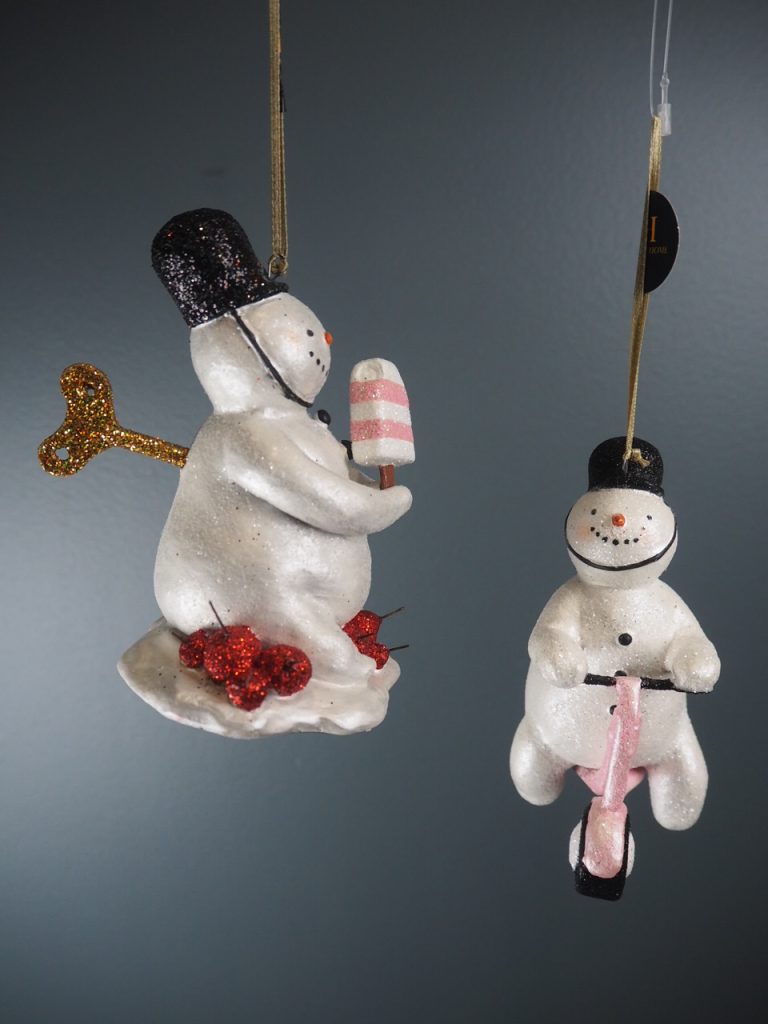 Police snowman wh.glits  pink scooter orn - Image 7