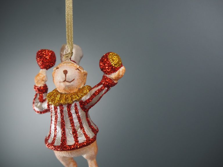 Circus mouse on ball l.bro p.wh/red glits - Image 5