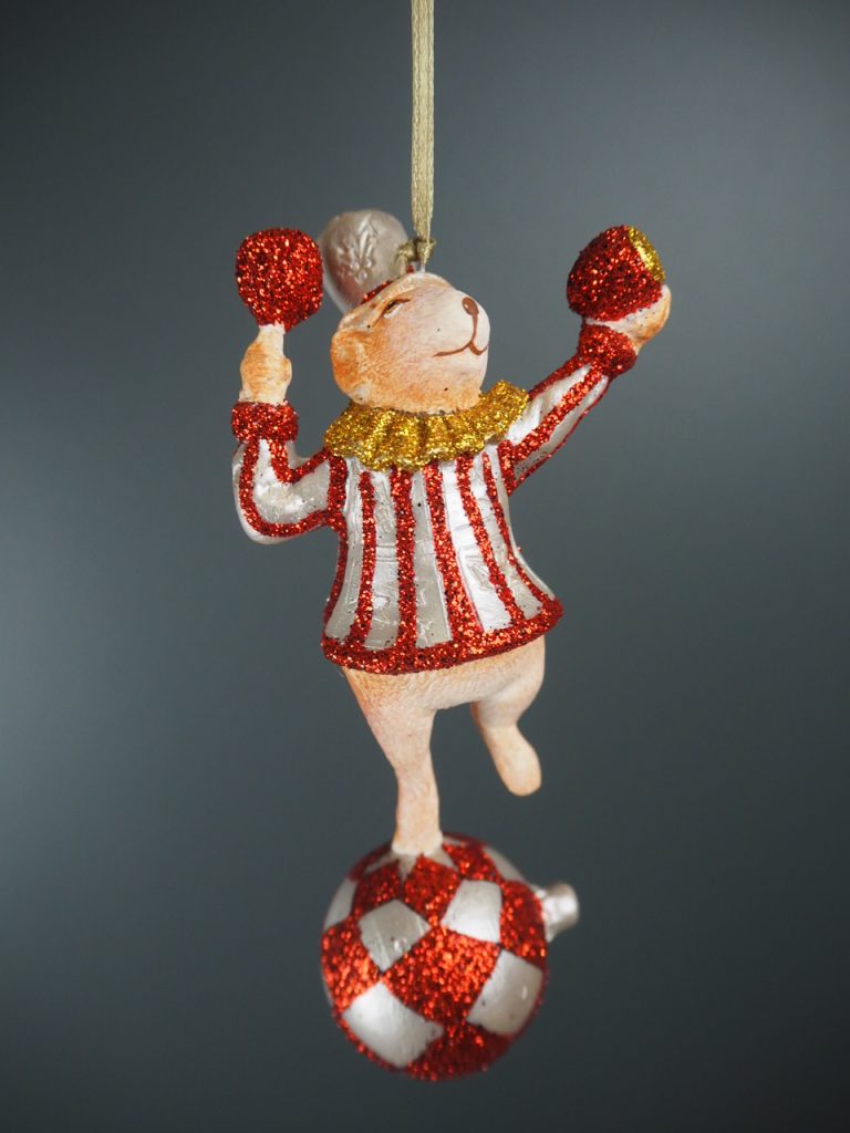 Circus mouse on ball l.bro p.wh/red glits - Image 6