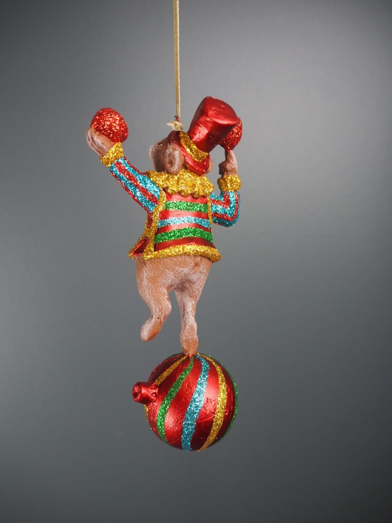 Circus mouse on ball brown multi col. - Image 2