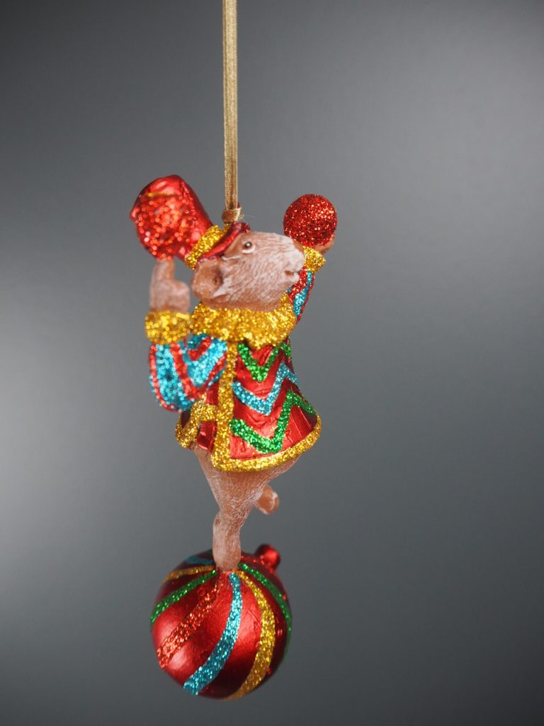 Circus mouse on ball brown multi col. - Image 4