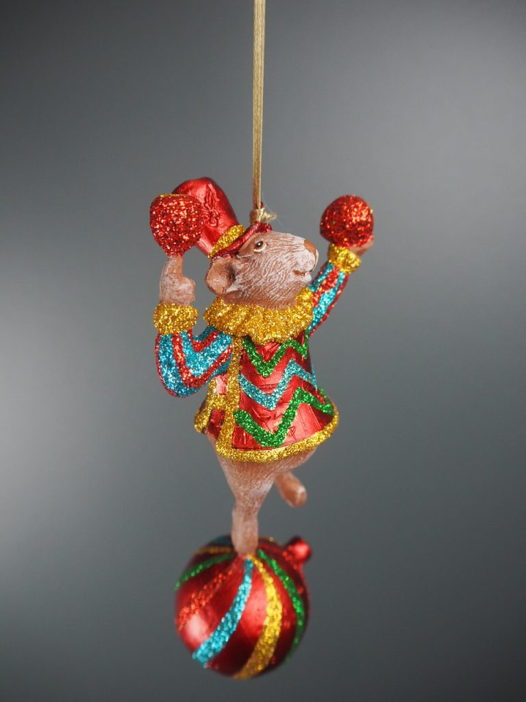 Circus mouse on ball brown multi col. - Image 6