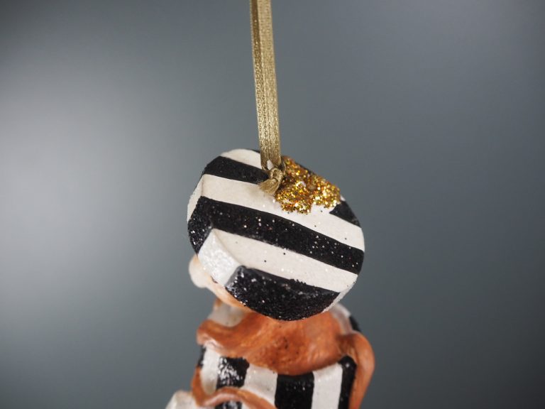 Mice realis on giftbox wh/bl glits stripes - Image 3