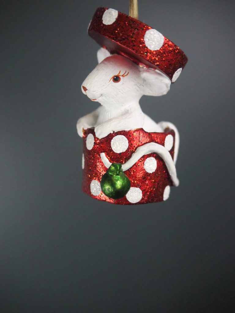 Mice latex giftbox sat.red /polka/red glits - Image 4