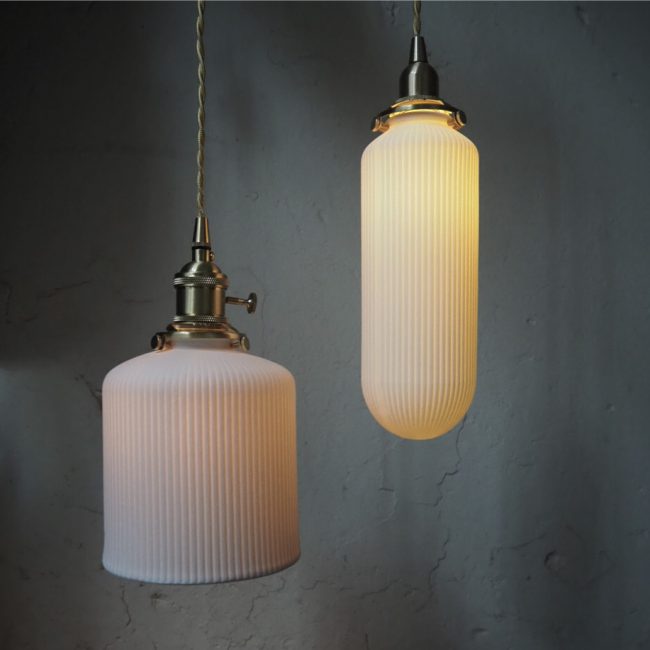 CLOUD Lamp ribbed long ceramic - Image 2