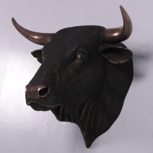 Spanish Fighting Bull Head Wall Decor IBPU