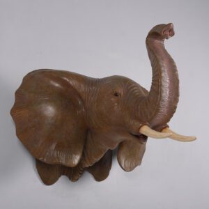 Elephant head wall decor