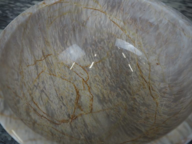 Ribbed Top Bowl Smooth foot - Image 5