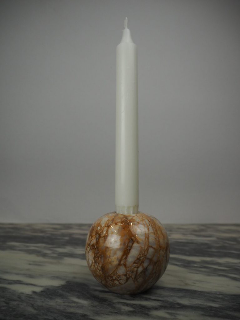 Marble Candle Holder Ball - Image 2