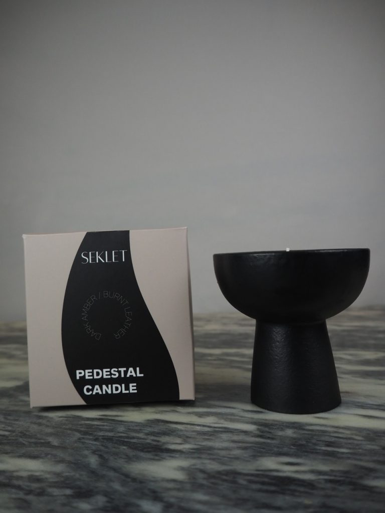 Pedestal candle black - Image 4