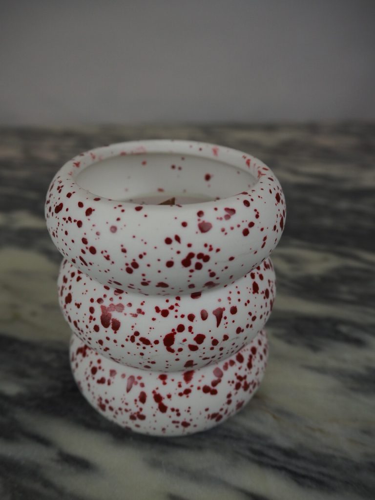 Splash candle red - Image 4