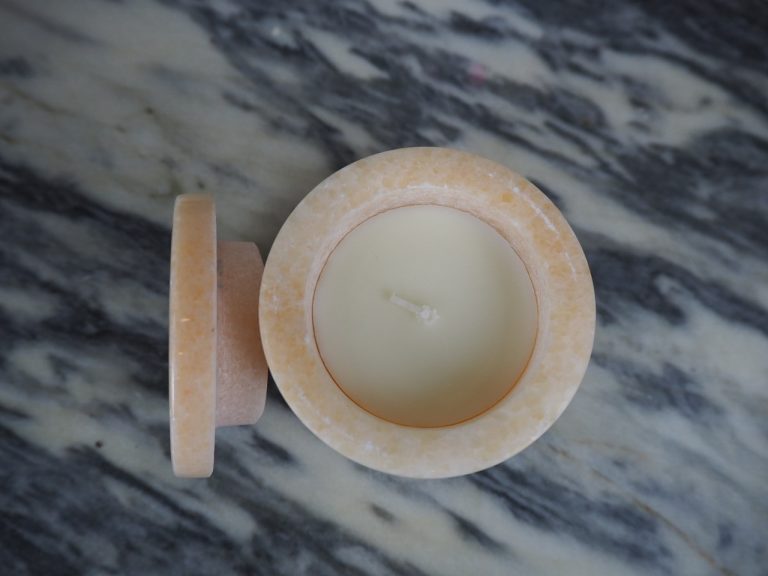 Marble candle Seklet beige - Image 14