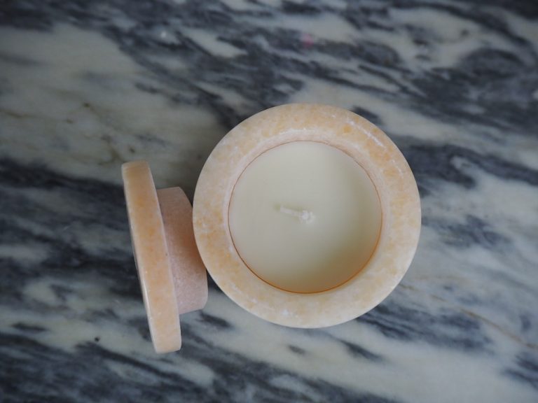 Marble candle Seklet beige - Image 16
