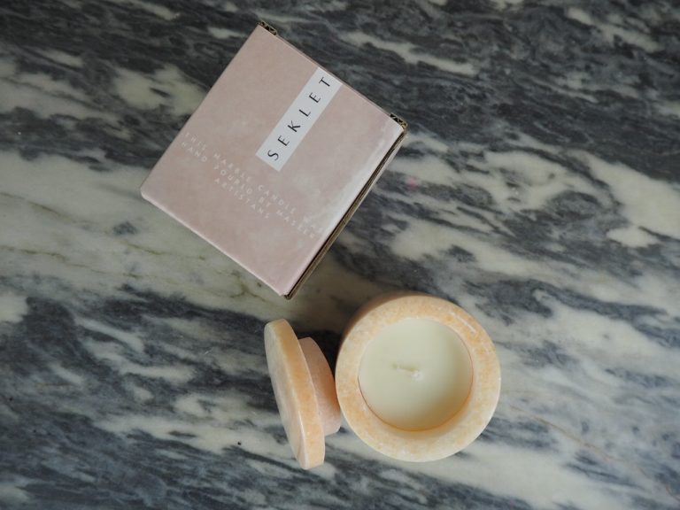 Marble candle Seklet beige - Image 20