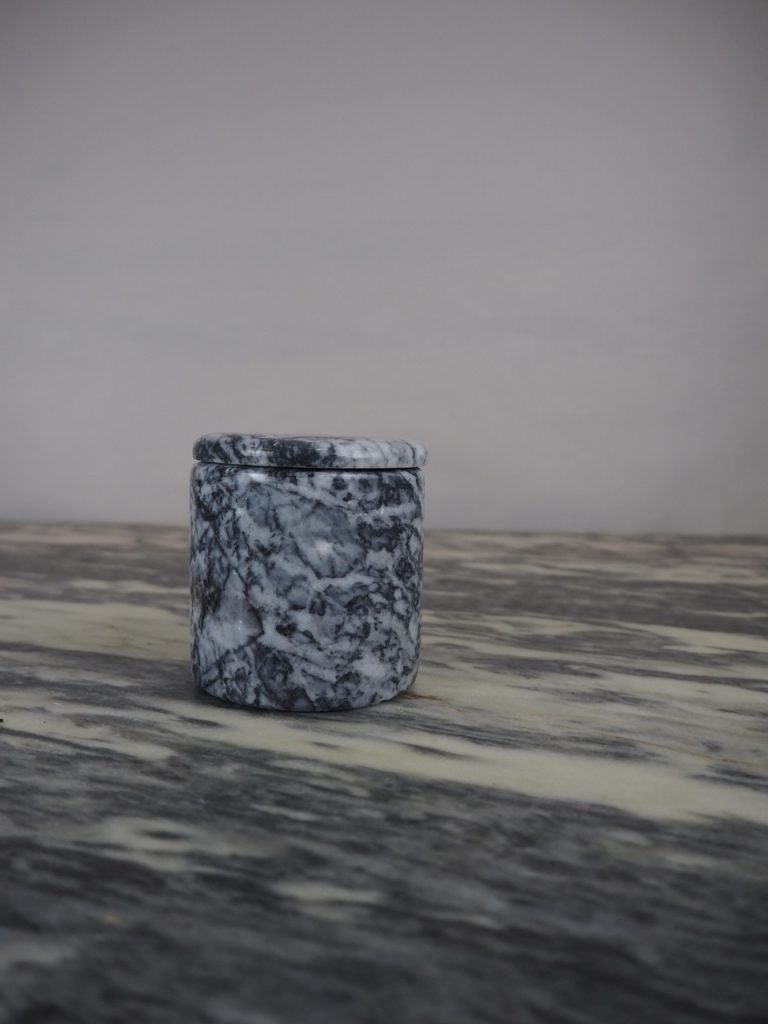Marble candle Seklet grey - Image 11