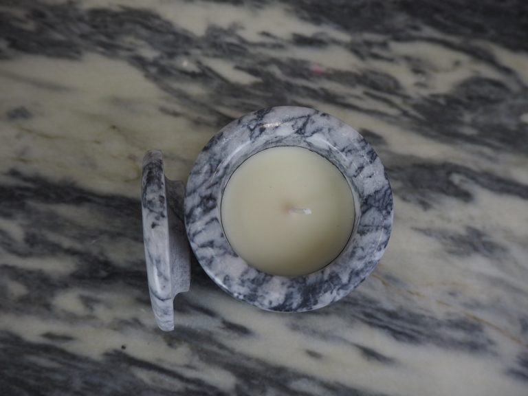 Marble candle Seklet grey - Image 19