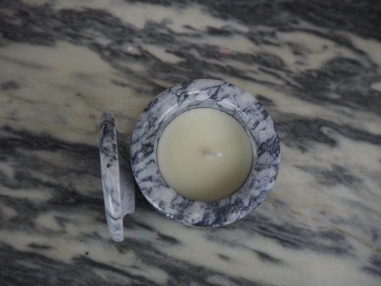 Marble candle Seklet grey - Image 20