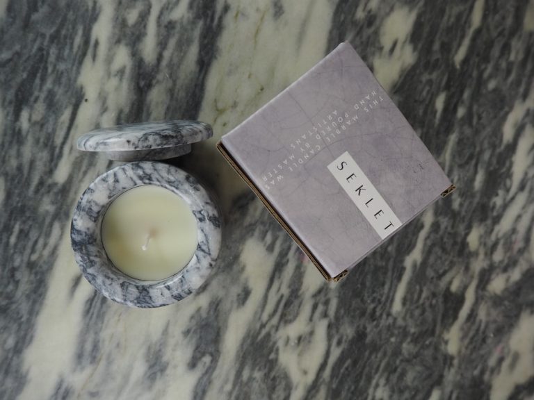 Marble candle Seklet grey - Image 22
