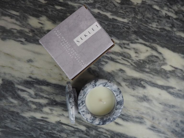 Marble candle Seklet grey - Image 23